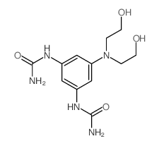 [3-(bis(2-hydroxyethyl)amino)-5-(carbamoylamino)phenyl]urea结构式