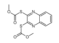 methyl (3-methoxycarbonylsulfanylquinoxalin-2-yl)sulfanylformate结构式