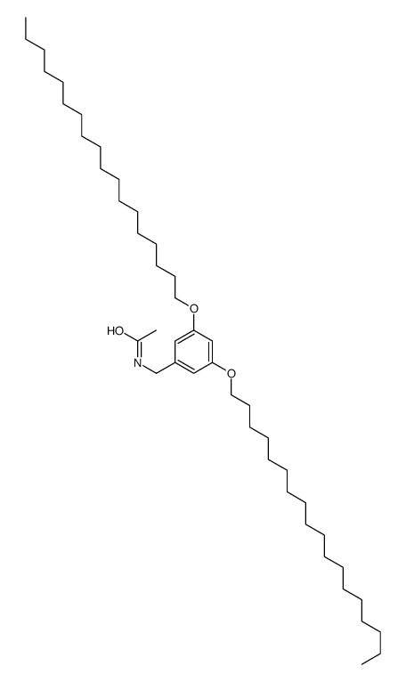N-[(3,5-dioctadecoxyphenyl)methyl]acetamide Structure