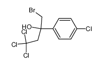 α-(bromomethyl)-4-chloro-α-(2,2,2-trichloroethyl)benzenemethanol Structure