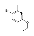 3-溴-6-乙氧基甲基吡啶结构式