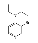 3-bromo-N,N-diethylpyridin-4-amine structure