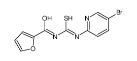 N-[(5-bromopyridin-2-yl)carbamothioyl]furan-2-carboxamide Structure