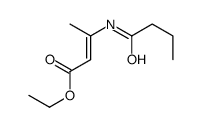 ethyl 3-(butanoylamino)but-2-enoate Structure