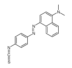 4-[(4-isothiocyanatophenyl)diazenyl]-N,N-dimethylnaphthalen-1-amine结构式