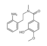 N-[2-(2-aminophenyl)ethyl]-3-hydroxy-4-methoxy-N-methylbenzamide结构式