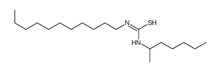 1-heptan-2-yl-3-undecylthiourea Structure