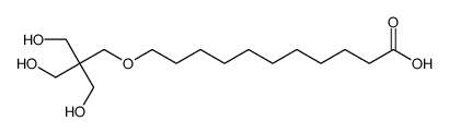 11-[3-hydroxy-2,2-bis(hydroxymethyl)propoxy]undecanoic acid结构式