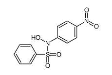 N-hydroxy-N-(4-nitrophenyl)benzenesulfonamide结构式