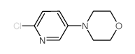 4-(6-氯-3-吡啶)吗啉结构式