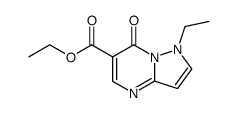 1-ethyl-7-oxo-1,7-dihydro-pyrazolo[1,5-a]pyrimidine-6-carboxylic acid ethyl ester结构式