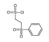 2-(benzenesulfonyl)ethanesulfonyl chloride结构式