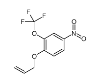 4-nitro-1-prop-2-enoxy-2-(trifluoromethoxy)benzene结构式