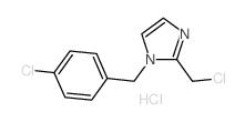 1-(4-Chlorobenzyl)-2-(chloromethyl)-1H-imidazole hydrochloride结构式