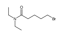 5-bromo-N,N-diethylpentanamide结构式