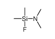 (Dimethylamino)fluorodimethylsilane结构式