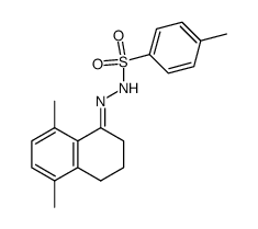 5,8-Dimethyltetralone-p-toluenesulphonylhydrazone Structure