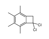 7,7-dichloro-2,3,4,5-tetramethylbicyclo[4.2.0]octa-1,3,5-triene Structure