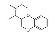 2-[1-(Ethylmethylamino)ethyl]-1,4-benzodioxane Structure