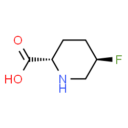 2-Piperidinecarboxylicacid,5-fluoro-,(2S,5R)-(9CI)结构式