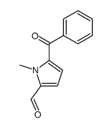 2-benzoyl-1-methyl-1H-pyrrole-5-carboxaldehyde结构式