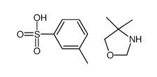 4,4-dimethyl-1,3-oxazolidine,3-methylbenzenesulfonic acid Structure