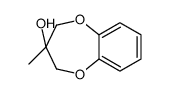 3-methyl-2,4-dihydro-1,5-benzodioxepin-3-ol结构式