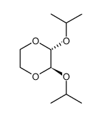 trans-2,3-diisopropoxy-1,4-dioxane结构式