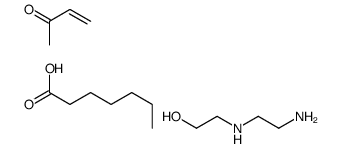 Octanoic acid, reaction products with 2-[(2-aminoethyl)amino]ethanol, acrylic acid alkylated (1:2)结构式
