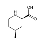 (+/-)-cis-4-methylpipecolic acid Structure