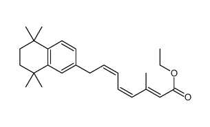 ethyl (2E,4E,6E)-3-methyl-8-(5,5,8,8-tetramethyl-6,7-dihydronaphthalen-2-yl)octa-2,4,6-trienoate Structure