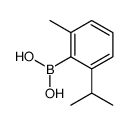 6-异丙基-2-甲基苯硼酸结构式