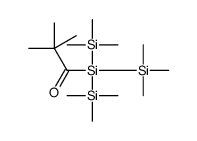 (2,2-Dimethyl-propionyl)-tris(trimethylsilyl)silane结构式