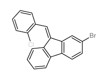2-bromo-9-[(2-chlorophenyl)methylidene]fluorene Structure
