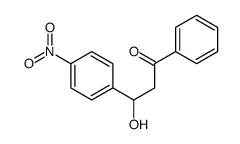 3-hydroxy-3-(4-nitrophenyl)-1-phenylpropan-1-one结构式
