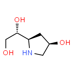 1,2-Ethanediol,1-[(2R,4R)-4-hydroxy-2-pyrrolidinyl]-,(1R)-(9CI)结构式