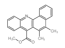 methyl 5,6-dimethylbenzo[c]acridine-7-carboxylate结构式