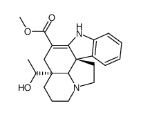 20-hydroxy-2,3-didehydro-aspidospermidine-3-carboxylic acid methyl ester结构式