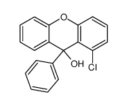 1-chloro-9-phenyl-xanthen-9-ol Structure