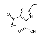 4,5-Thiazoledicarboxylicacid,2-ethyl-(9CI) structure