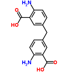 3,3'-Methylenebis(6-aminobenzoic acid) structure