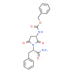 N-benzyloxycarbonylaminosuccinylphenylalaninamide Structure