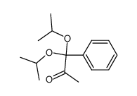 1,1-diisopropoxy-1-phenylpropan-2-one Structure