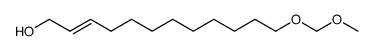 (E)-12-methoxymethoxydodec-2-en-1-ol结构式