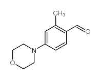 2-甲基-4-吗啉-4-苯甲醛结构式