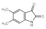 1H-Indole-2,3-dione,5,6-dimethyl- structure