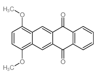 5,12-Naphthacenedione,7,10-dimethoxy- Structure