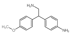 4-[2-amino-1-(4-methoxyphenyl)ethyl]aniline结构式