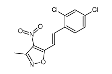 (E)-5-(2,4-dichlorostyryl)-3-methyl-4-nitroisoxazole Structure