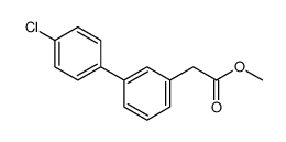 methyl 2-(4'-chloro-[1,1'-biphenyl]-3-yl)acetate Structure